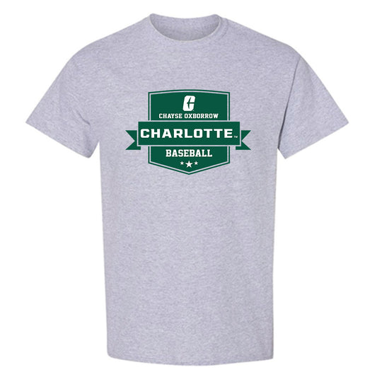 UNC Charlotte - NCAA Baseball : Chayse Oxborrow - Classic Fashion Shersey T-Shirt-0