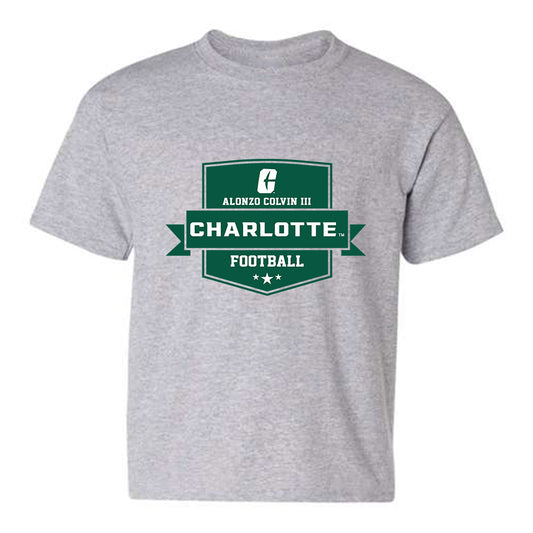 UNC Charlotte - NCAA Football : Alonzo Colvin III - Youth T-Shirt Classic Fashion Shersey