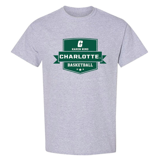UNC Charlotte - NCAA Women's Basketball : Karen Nimo - Classic Fashion Shersey T-Shirt-0
