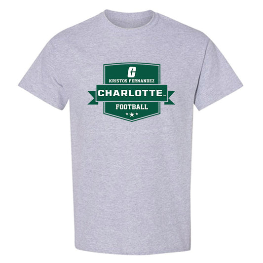 UNC Charlotte - NCAA Football : Kristos Fernandez - Classic Fashion Shersey T-Shirt-0