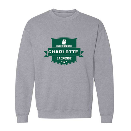 UNC Charlotte - NCAA Women's Lacrosse : Kylee Keenan - Classic Fashion Shersey Crewneck Sweatshirt-0