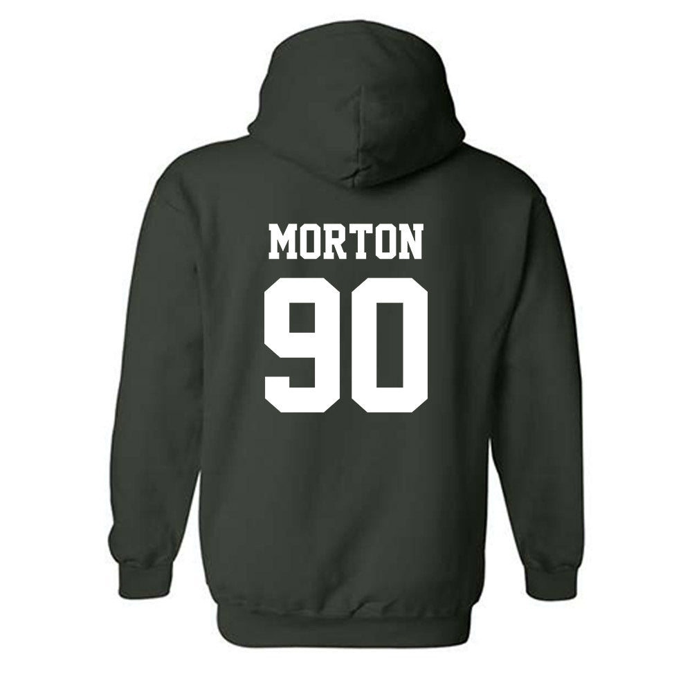 UNC Charlotte - NCAA Football : Chris Morton - Classic Shersey Hooded Sweatshirt-1