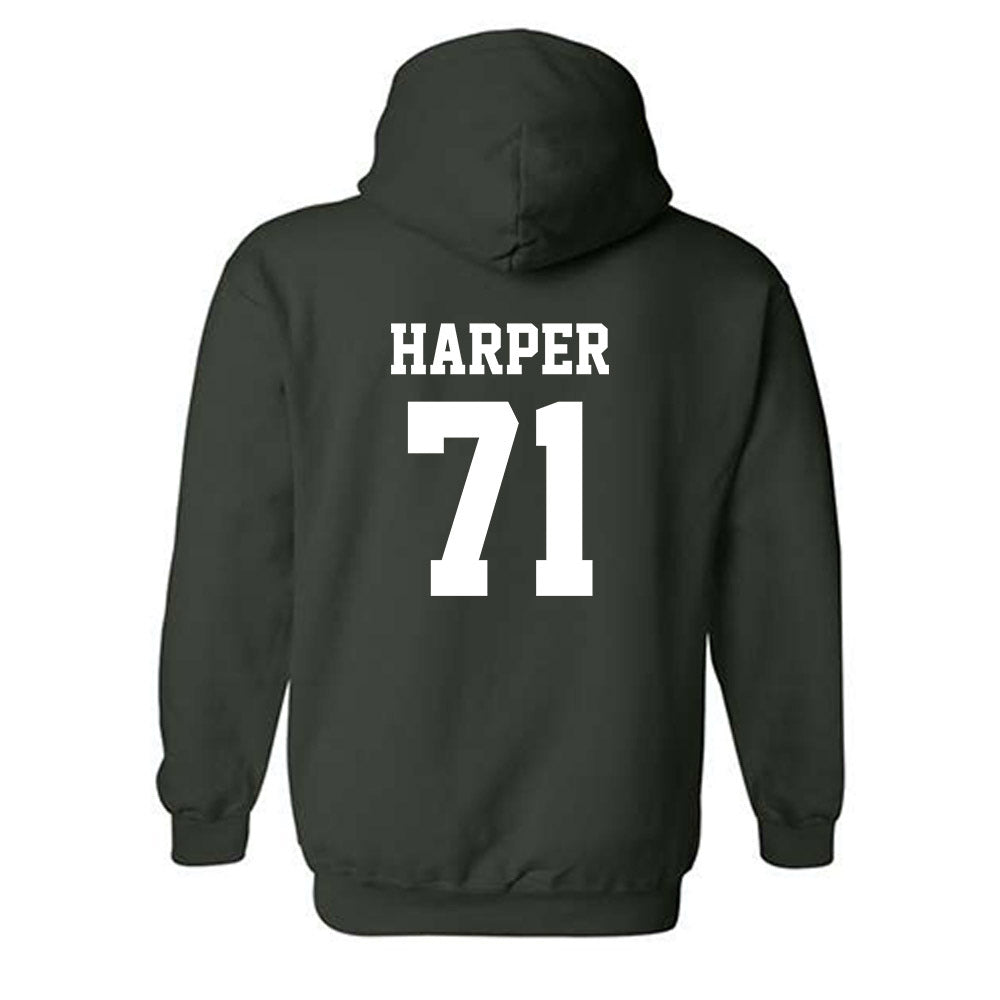UNC Charlotte - NCAA Football : Amar Harper - Classic Shersey Hooded Sweatshirt-1