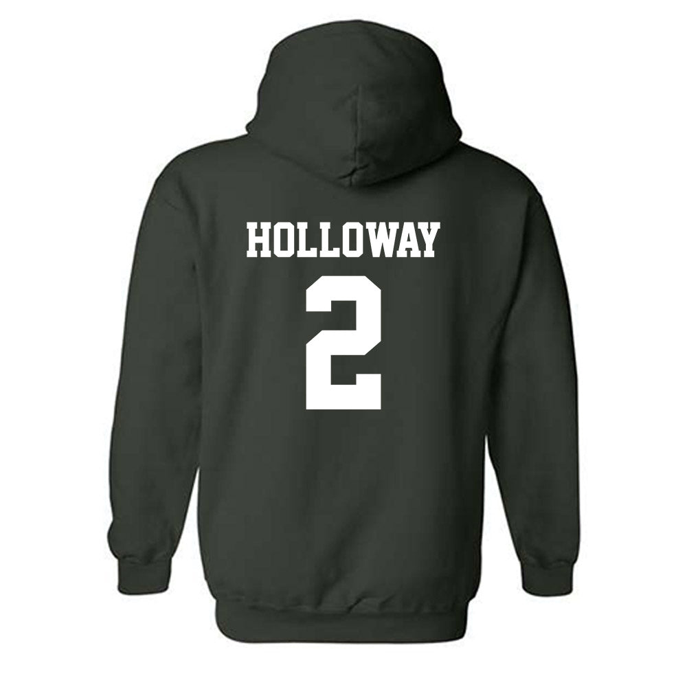 UNC Charlotte - NCAA Men's Soccer : Xavier Holloway - Classic Shersey Hooded Sweatshirt-1