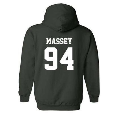 UNC Charlotte - NCAA Football : Takeo Massey - Classic Shersey Hooded Sweatshirt-1