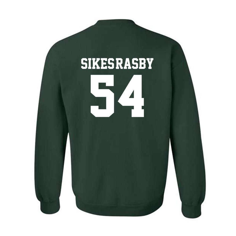 UNC Charlotte - NCAA Football : Isaac Sikes-Rasby - Classic Shersey Crewneck Sweatshirt-1