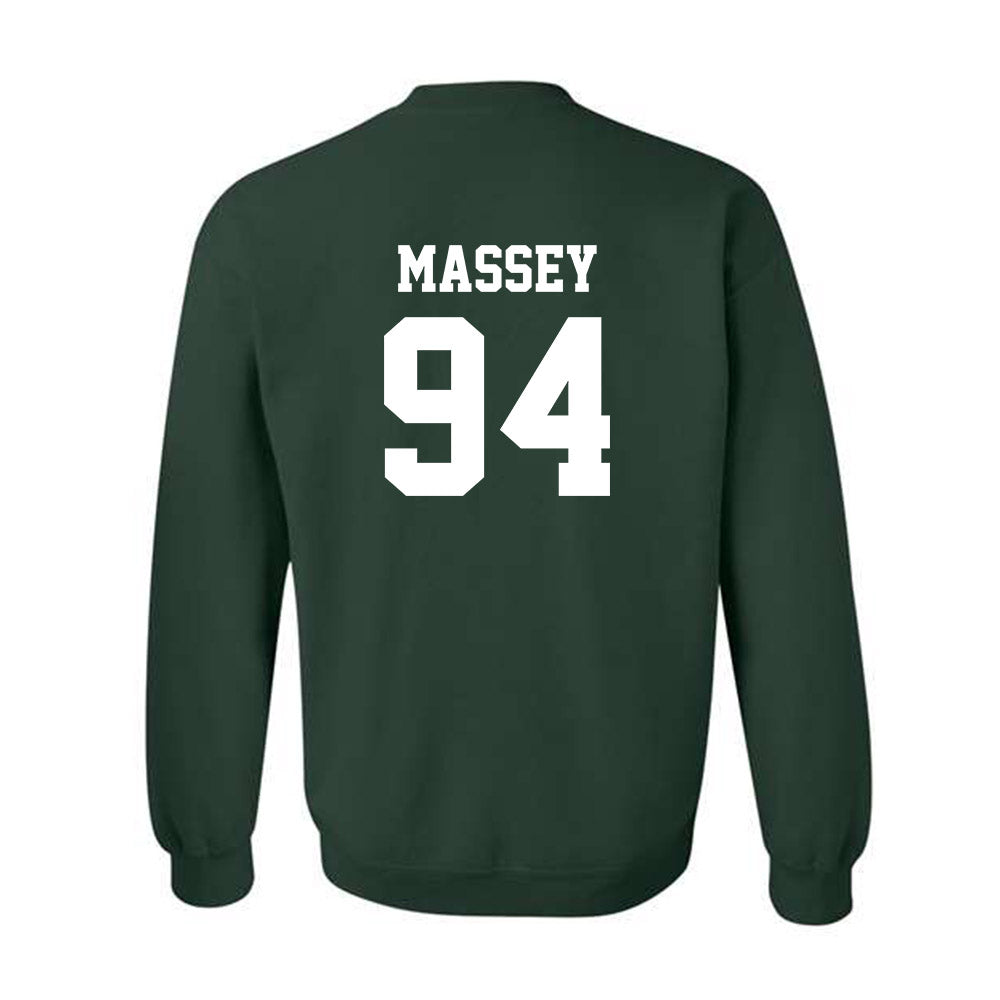 UNC Charlotte - NCAA Football : Takeo Massey - Classic Shersey Crewneck Sweatshirt-1