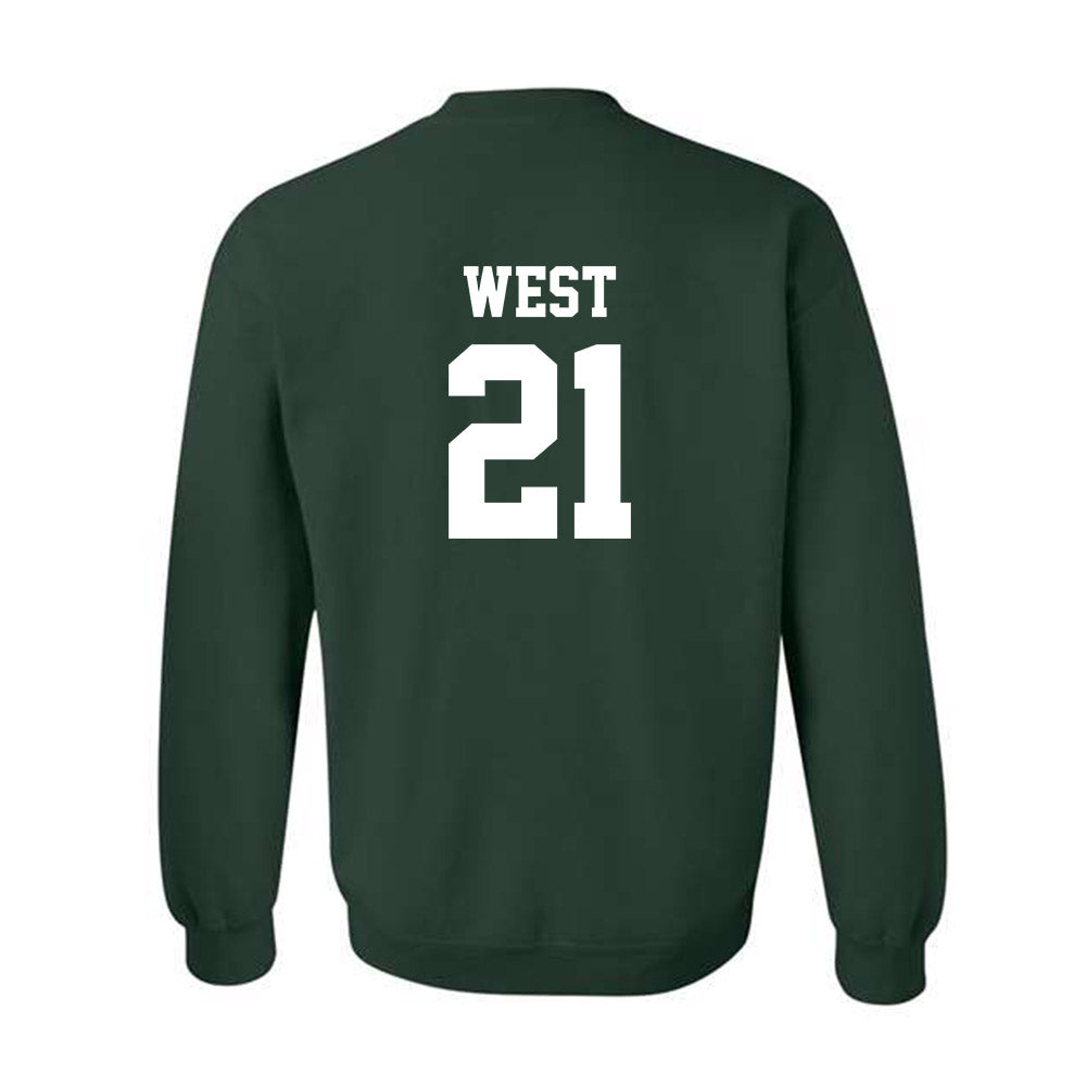 UNC Charlotte - NCAA Football : Maddox West - Classic Shersey Crewneck Sweatshirt-1