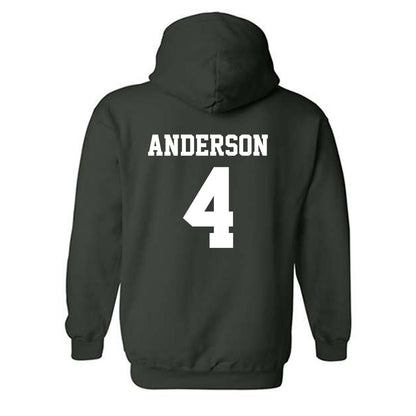UNC Charlotte - NCAA Women's Basketball : Princess Anderson - Classic Shersey Hooded Sweatshirt-1