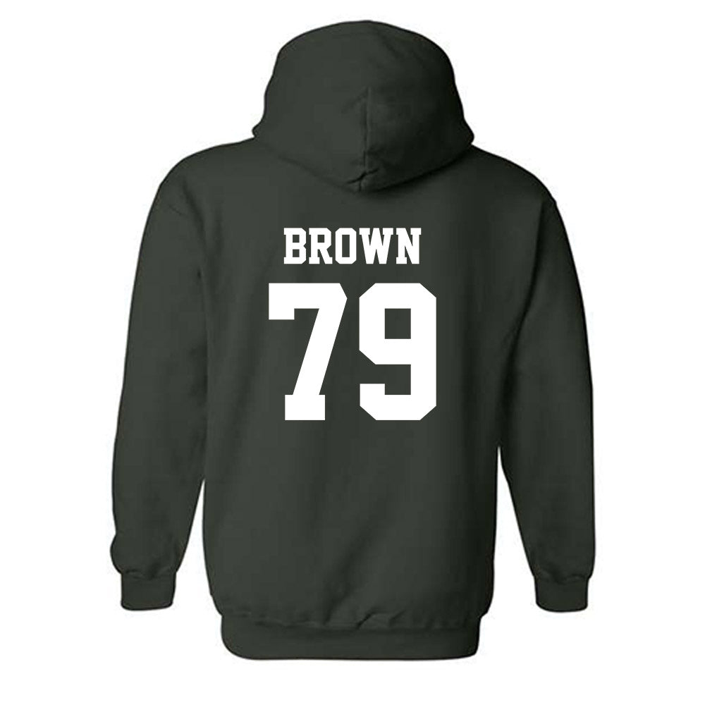 UNC Charlotte - NCAA Football : Tristen Brown - Classic Shersey Hooded Sweatshirt-1