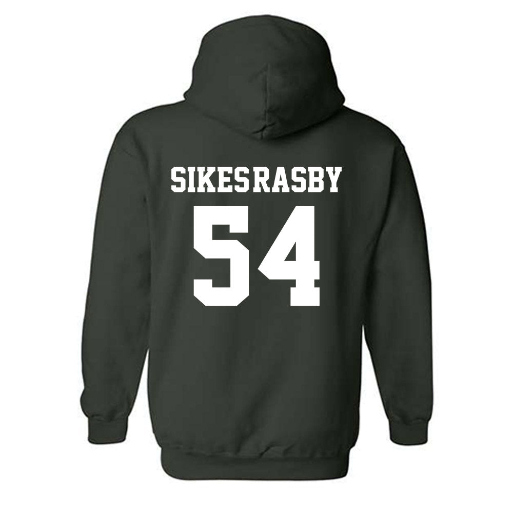 UNC Charlotte - NCAA Football : Isaac Sikes-Rasby - Classic Shersey Hooded Sweatshirt-1