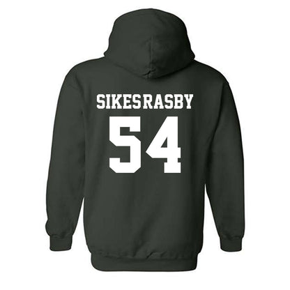 UNC Charlotte - NCAA Football : Isaac Sikes-Rasby - Classic Shersey Hooded Sweatshirt-1
