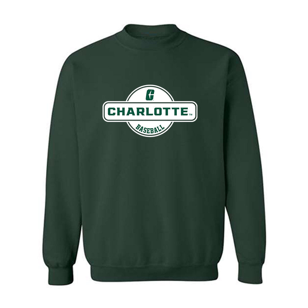 UNC Charlotte - NCAA Baseball : Eddie Copper - Classic Shersey Crewneck Sweatshirt-0