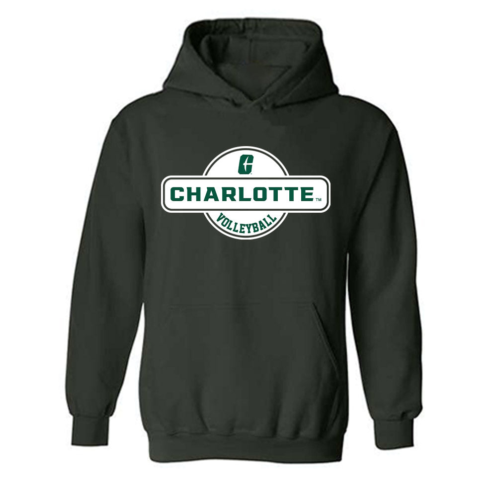 UNC Charlotte - NCAA Women's Volleyball : Kennedy Earls - Classic Shersey Hooded Sweatshirt-0