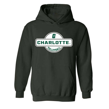 UNC Charlotte - NCAA Women's Volleyball : Kennedy Earls - Classic Shersey Hooded Sweatshirt-0