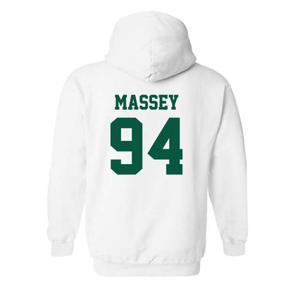 UNC Charlotte - NCAA Football : Takeo Massey - Classic Shersey Hooded Sweatshirt-1