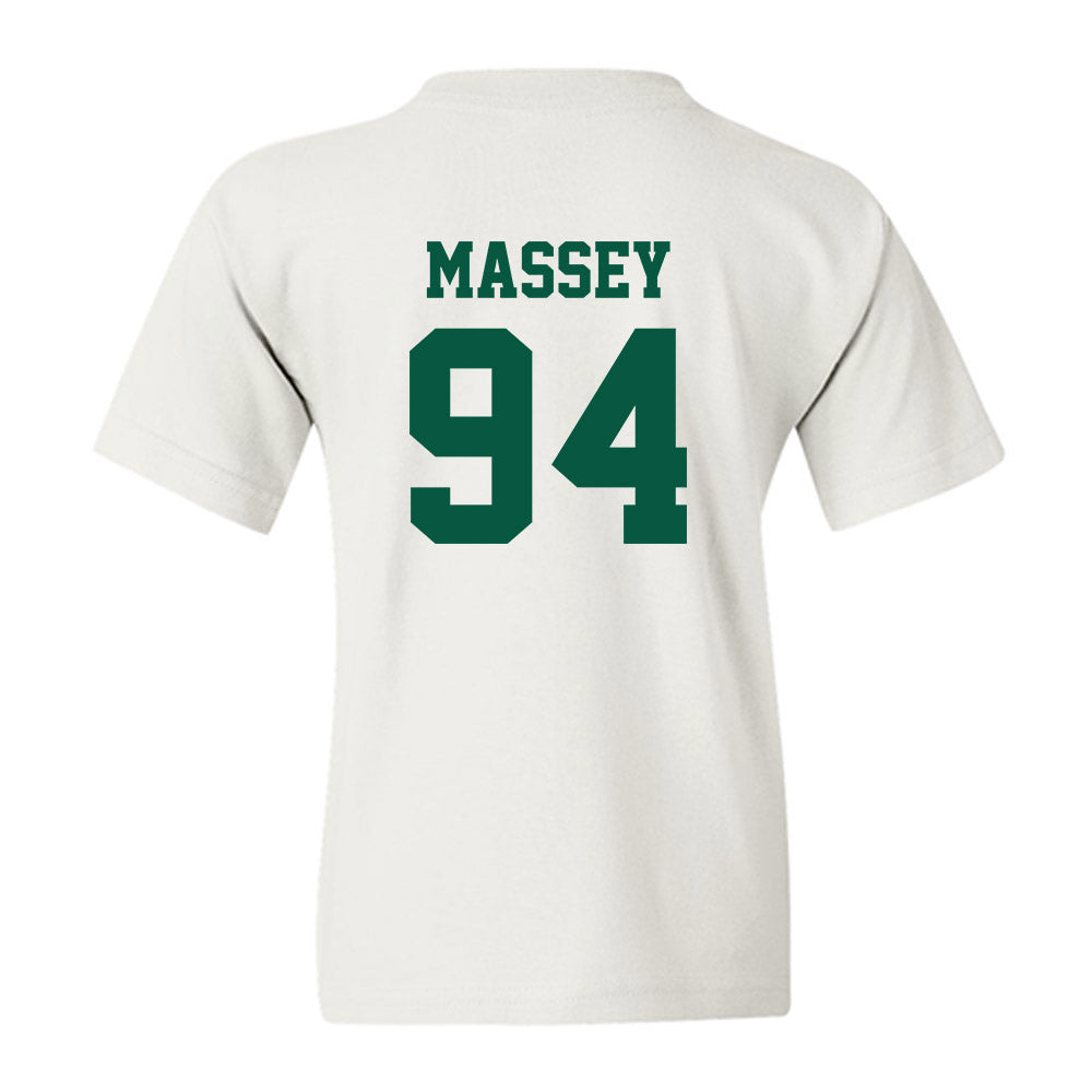 UNC Charlotte - NCAA Football : Takeo Massey - Classic Shersey Youth T-Shirt-1