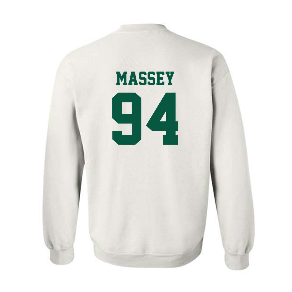 UNC Charlotte - NCAA Football : Takeo Massey - Classic Shersey Crewneck Sweatshirt-1