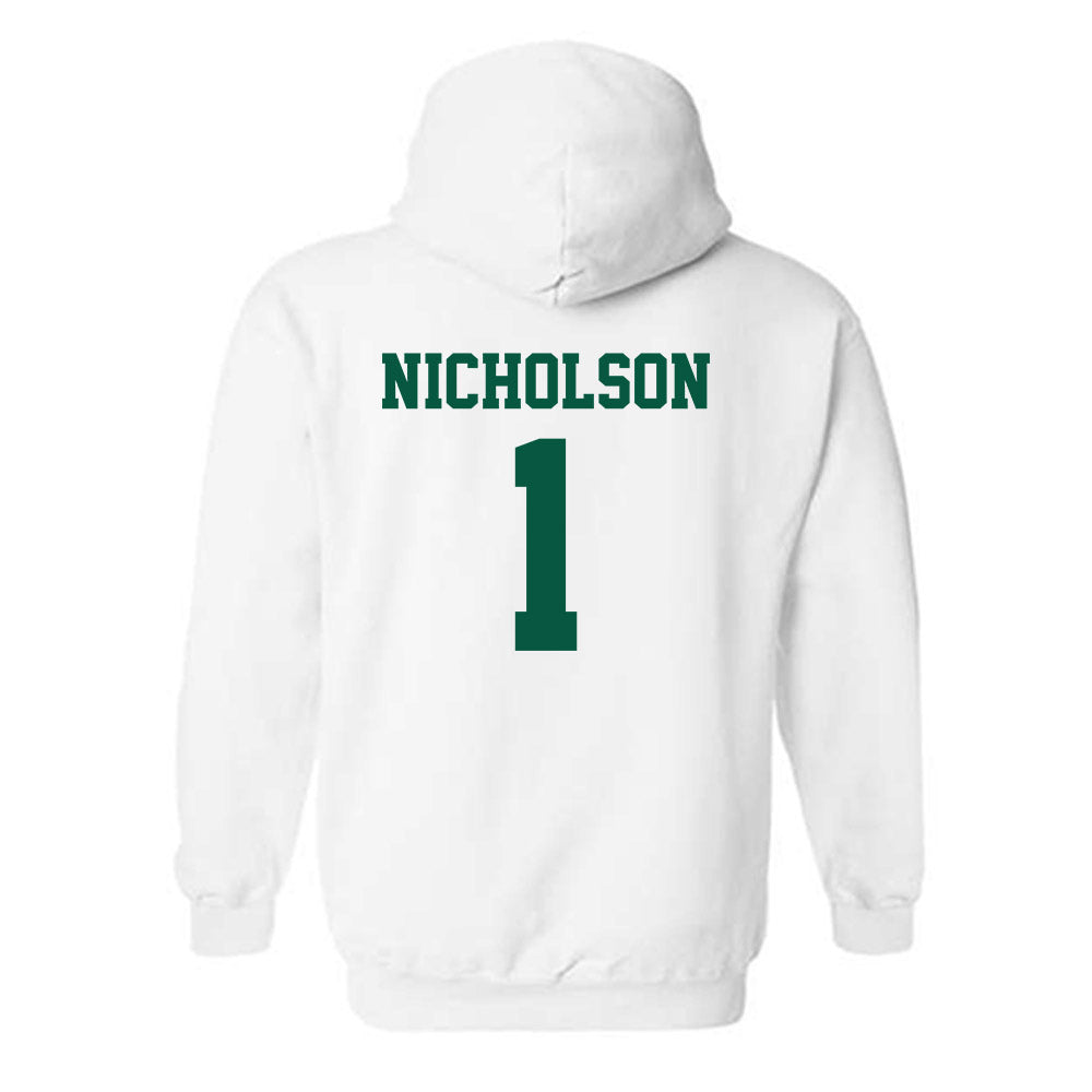 UNC Charlotte - NCAA Women's Basketball : Asianae Nicholson - Classic Shersey Hooded Sweatshirt-1