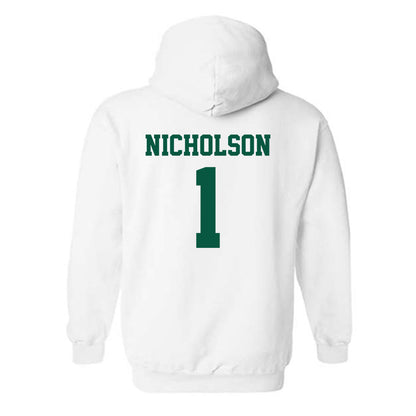 UNC Charlotte - NCAA Women's Basketball : Asianae Nicholson - Classic Shersey Hooded Sweatshirt-1