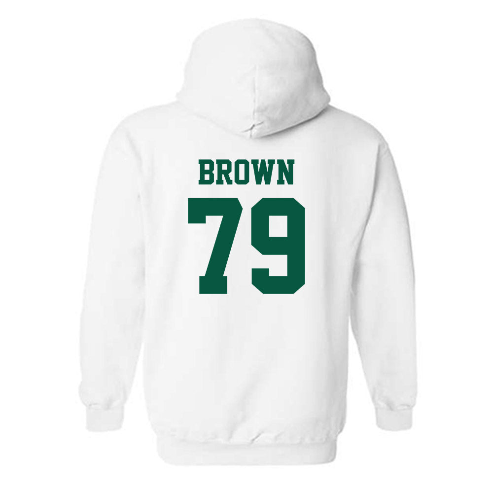 UNC Charlotte - NCAA Football : Tristen Brown - Classic Shersey Hooded Sweatshirt-1