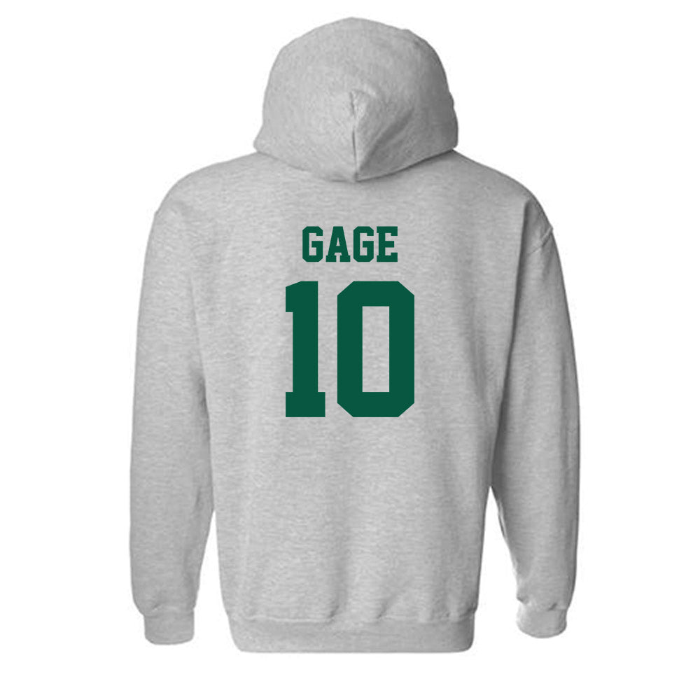 UNC Charlotte - NCAA Women's Basketball : Janavia Gage - Classic Shersey Hooded Sweatshirt-1
