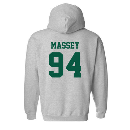UNC Charlotte - NCAA Football : Takeo Massey - Classic Shersey Hooded Sweatshirt-1