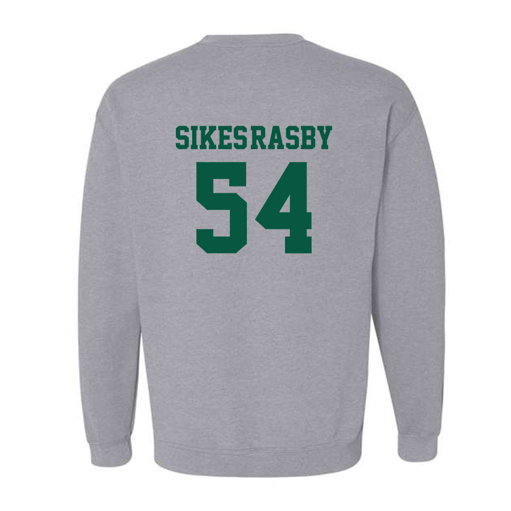 UNC Charlotte - NCAA Football : Isaac Sikes-Rasby - Classic Shersey Crewneck Sweatshirt-1