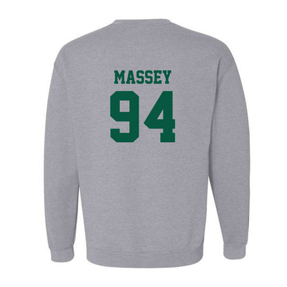 UNC Charlotte - NCAA Football : Takeo Massey - Classic Shersey Crewneck Sweatshirt-1