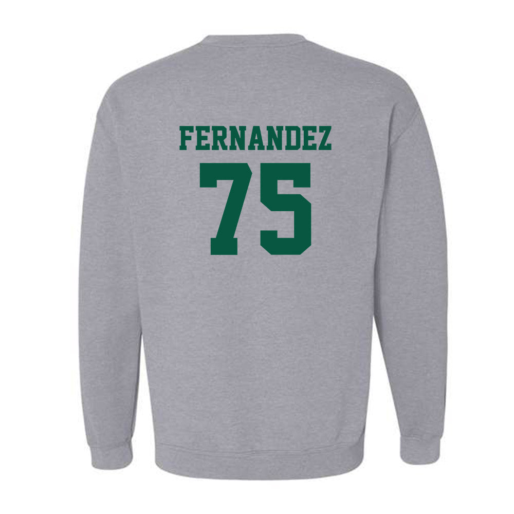 UNC Charlotte - NCAA Football : Kristos Fernandez - Classic Shersey Crewneck Sweatshirt-1