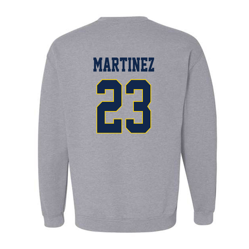 UCSD - NCAA Baseball : Trevian Martinez - Classic Fashion Shersey Crewneck Sweatshirt-1