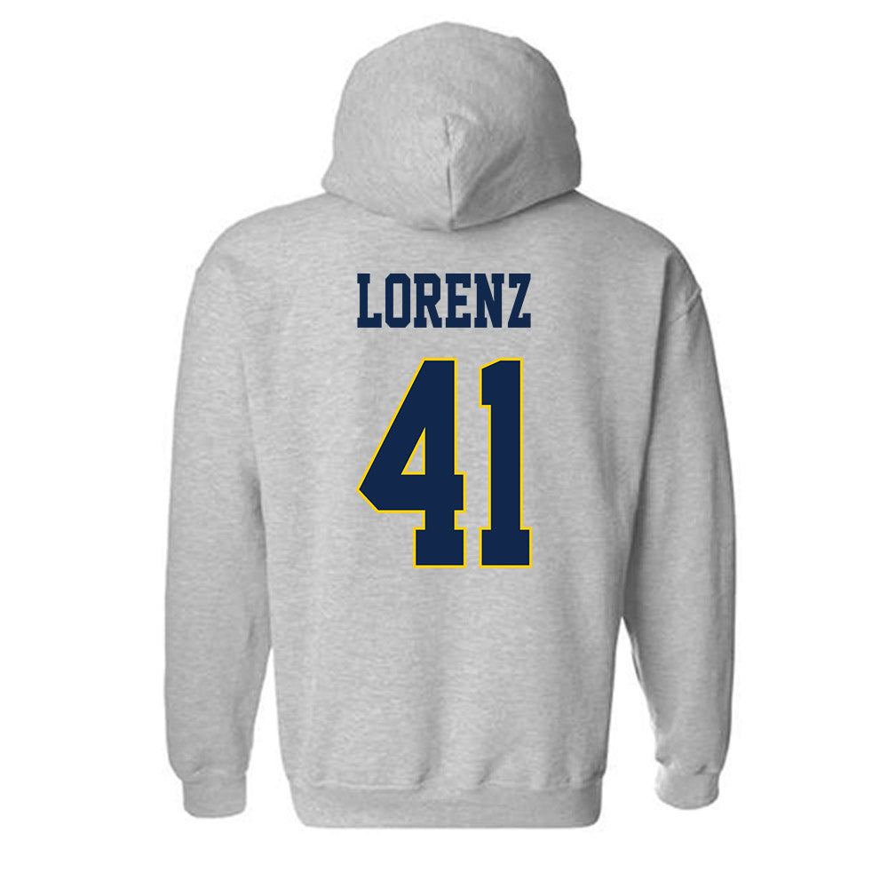 UCSD - NCAA Baseball : Jack Lorenz - Classic Fashion Shersey Hooded Sweatshirt-1