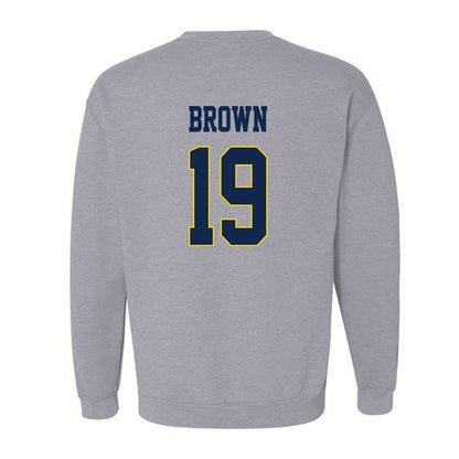 UCSD - NCAA Men's Soccer : Woody Brown - Classic Fashion Shersey Crewneck Sweatshirt-1