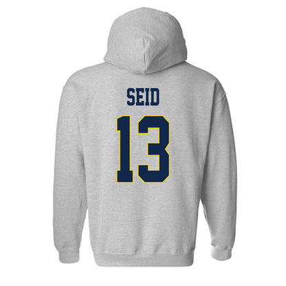 UCSD - NCAA Baseball : Spencer Seid - Classic Fashion Shersey Hooded Sweatshirt-1