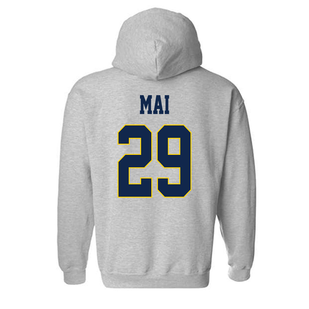 UCSD - NCAA Men's Soccer : Ian Mai - Classic Fashion Shersey Hooded Sweatshirt-1