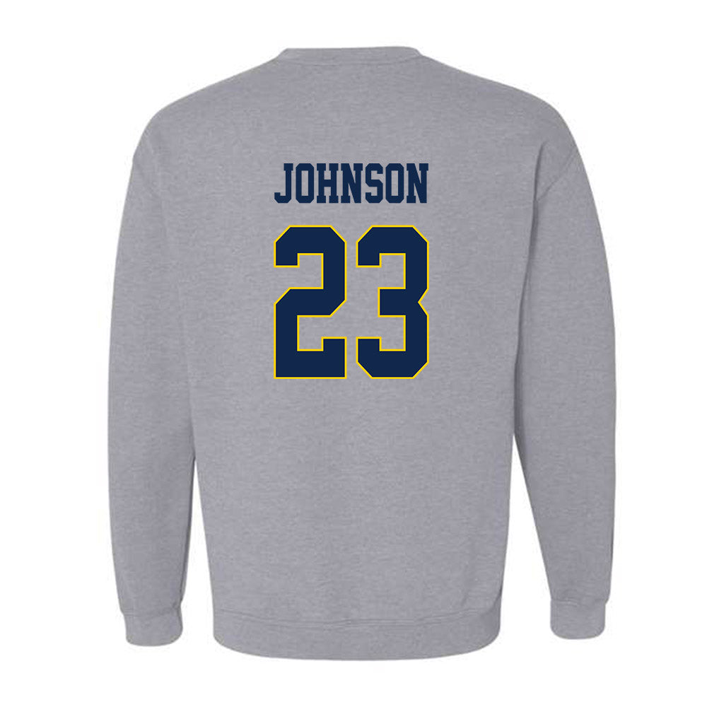UCSD - NCAA Men's Basketball : Trap Johnson - Classic Fashion Shersey Crewneck Sweatshirt-1