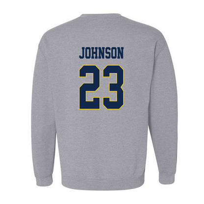 UCSD - NCAA Men's Basketball : Trap Johnson - Classic Fashion Shersey Crewneck Sweatshirt-1