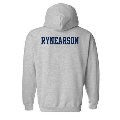 UCSD - NCAA Men's Track & Field : Robert Rynearson - Classic Fashion Shersey Hooded Sweatshirt-1