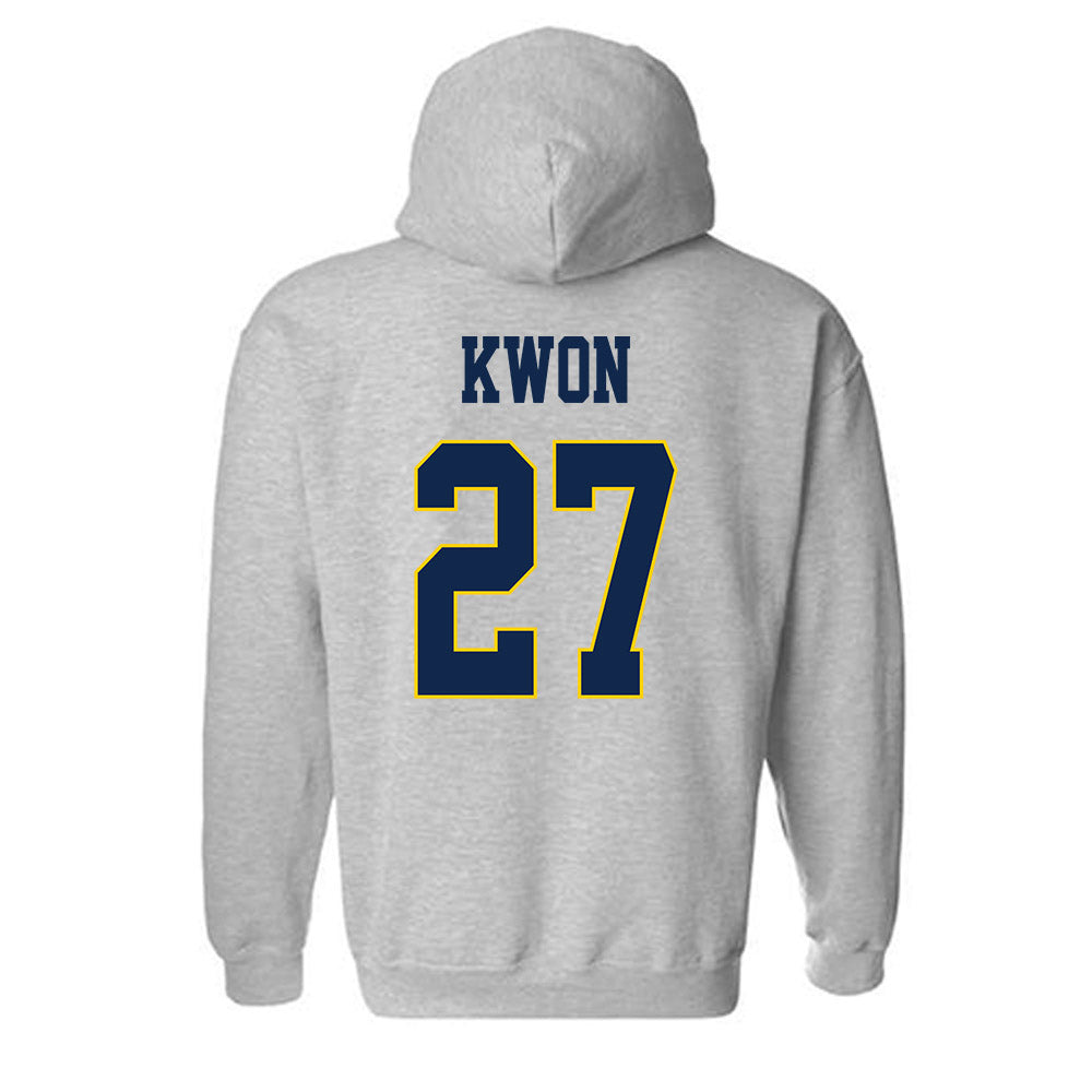UCSD - NCAA Women's Soccer : Sophia Kwon - Classic Fashion Shersey Hooded Sweatshirt-1