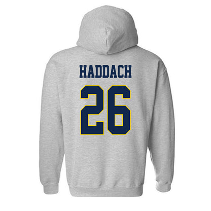 UCSD - NCAA Women's Soccer : Nadira Haddach - Classic Fashion Shersey Hooded Sweatshirt-1
