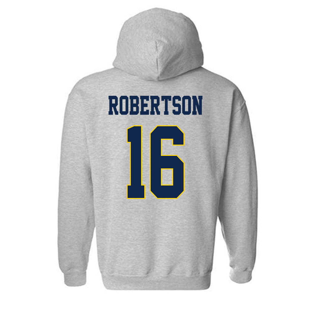 UCSD - NCAA Men's Volleyball : Michael Robertson - Classic Fashion Shersey Hooded Sweatshirt-1