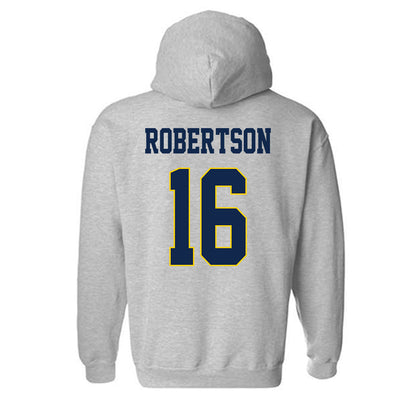 UCSD - NCAA Men's Volleyball : Michael Robertson - Classic Fashion Shersey Hooded Sweatshirt-1