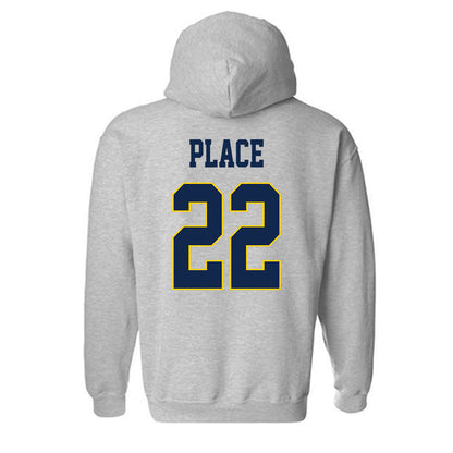 UCSD - NCAA Men's Soccer : Connor Place - Classic Fashion Shersey Hooded Sweatshirt-1