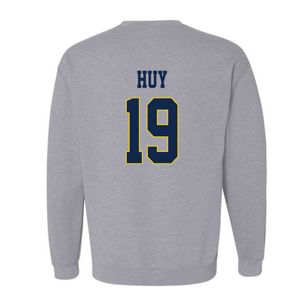 UCSD - NCAA Baseball : Nathan Huy - Classic Fashion Shersey Crewneck Sweatshirt-1