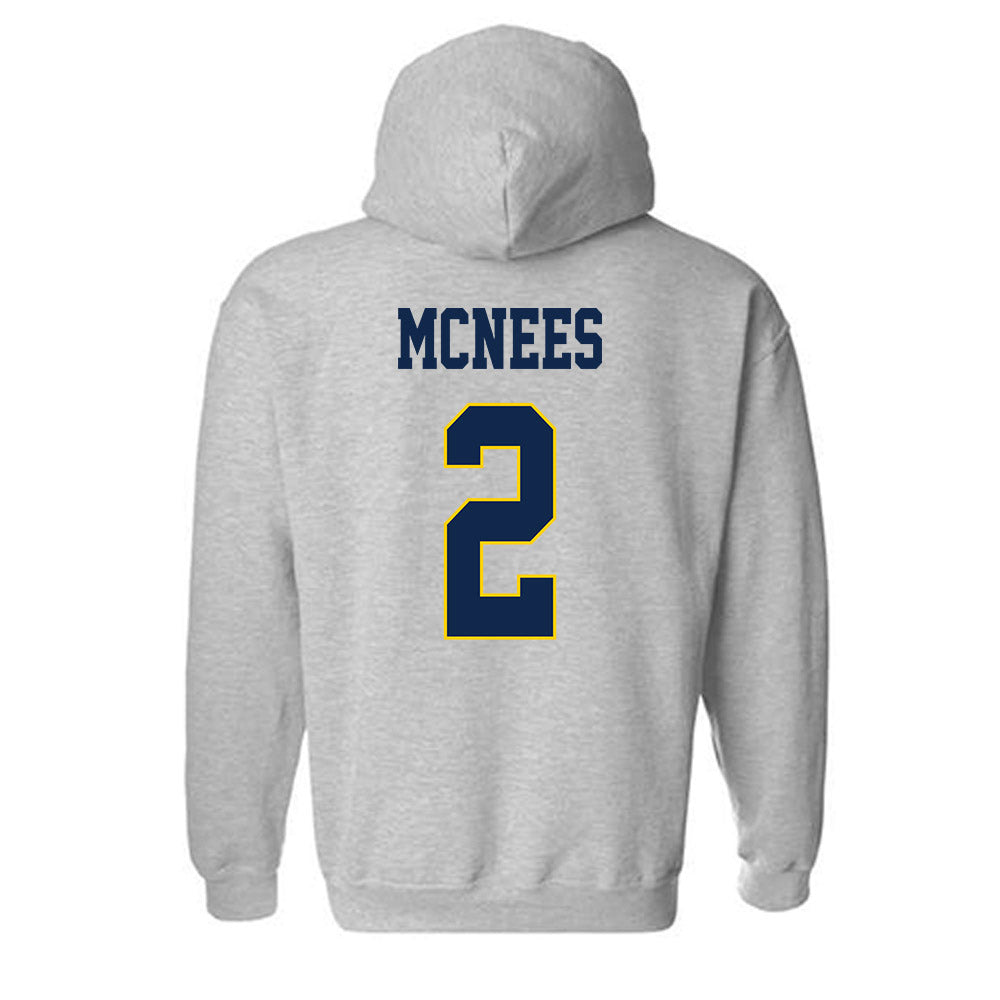 UCSD - NCAA Women's Volleyball : Ireland McNees - Classic Fashion Shersey Hooded Sweatshirt-1