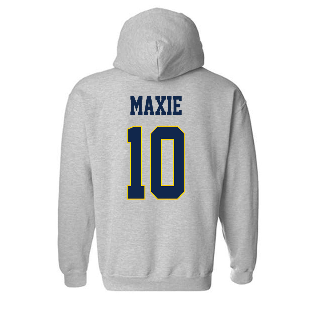 UCSD - NCAA Women's Basketball : Dymonique Maxie - Classic Fashion Shersey Hooded Sweatshirt-1