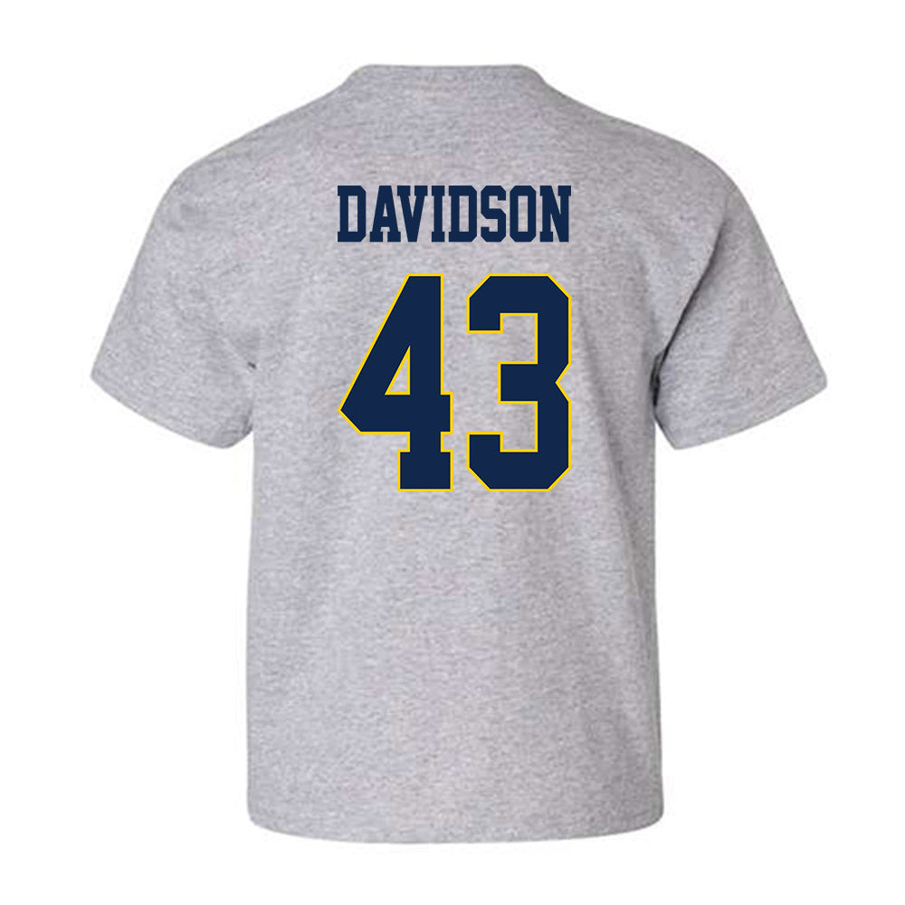 UCSD - NCAA Baseball : Garrett Davidson - Classic Fashion Shersey Youth T-Shirt-1
