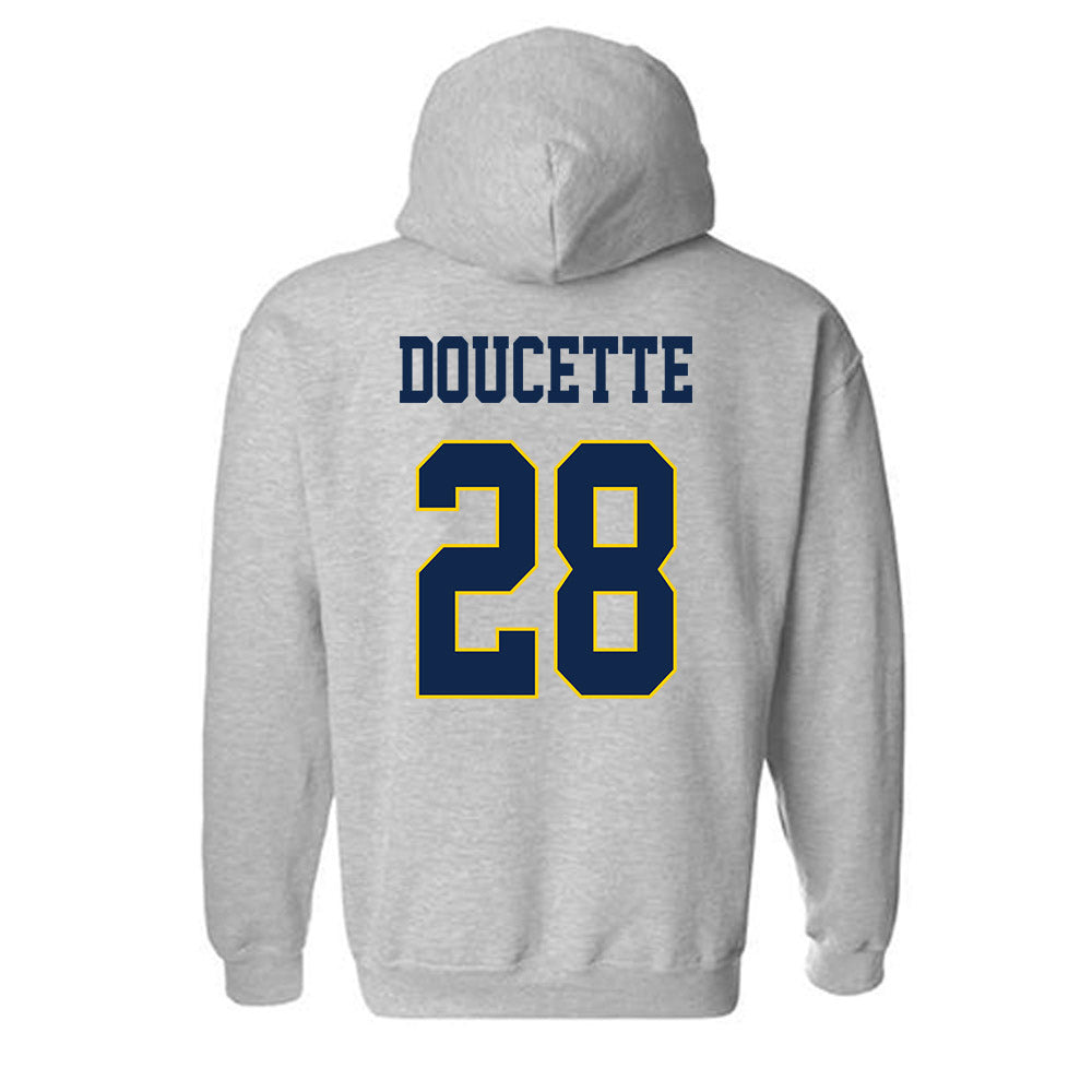 UCSD - NCAA Softball : Alyssa Doucette - Classic Fashion Shersey Hooded Sweatshirt-1
