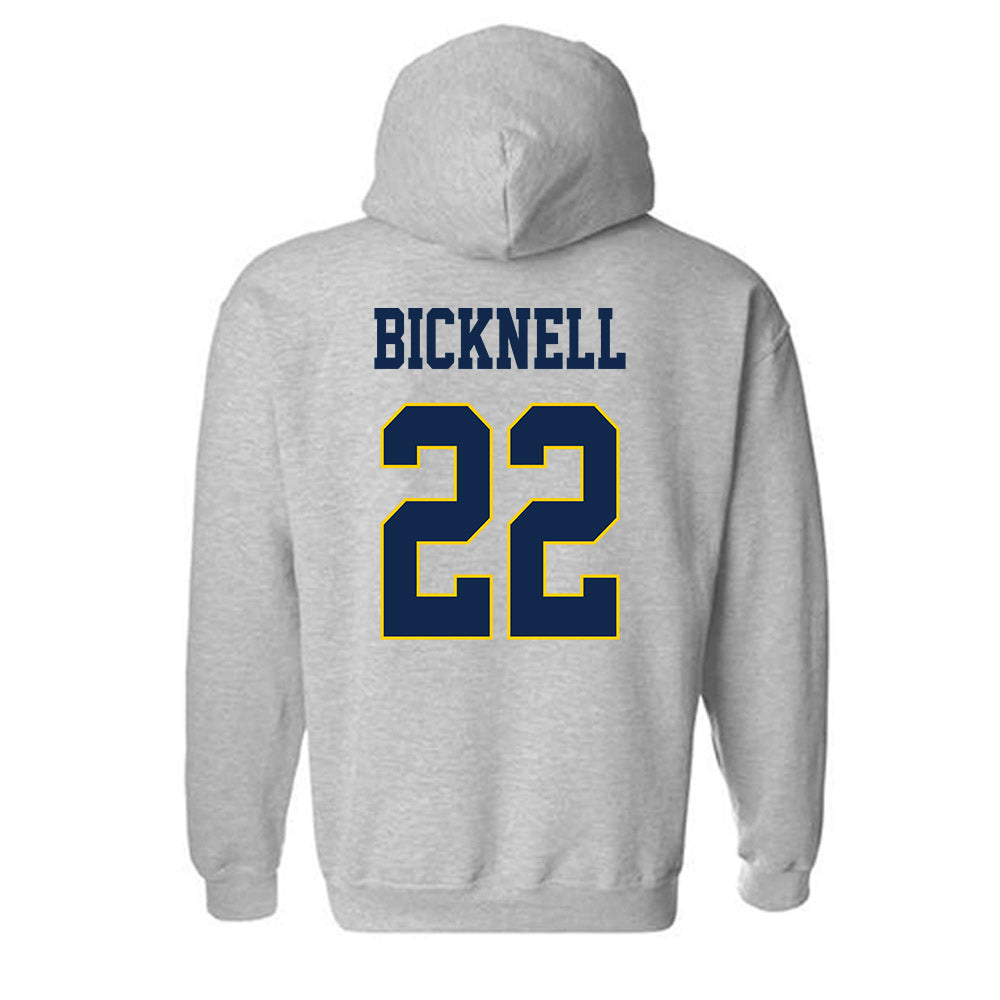 UCSD - NCAA Baseball : Drake Bicknell - Classic Fashion Shersey Hooded Sweatshirt-1