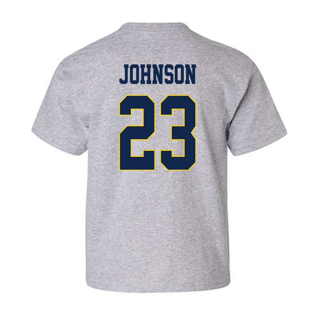 UCSD - NCAA Men's Basketball : Trap Johnson - Classic Fashion Shersey Youth T-Shirt-1